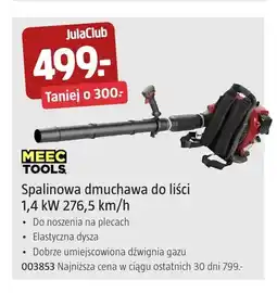 Jula Spalinowa dmuchawa do liści Meec Tools oferta