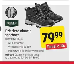 Jula Dziecięce obuwie sportowe Kayoba Outdoor oferta