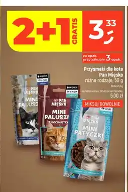 Dealz Przysmaki dla kota Pan Mięsko mini paluszki z dorszem oferta