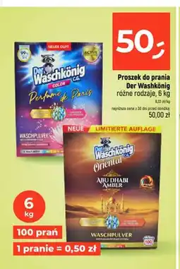 Dealz Proszek do prania Der Waschkönig Color Perfume de Paris oferta
