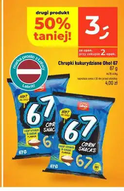 Dealz Chrupki kukurydziane Oho! 67 sour cream & onion oferta