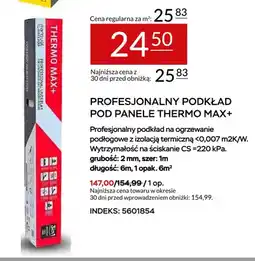 Abra Profesjonalny podkład pod panele Thermo Max+ Parquet Mercado oferta