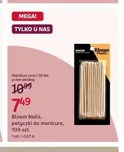 Rossmann Patyczki do manicure Bloom Nails oferta