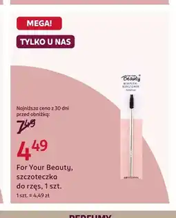 Rossmann Szczoteczka do rzęs For Your Beauty oferta