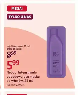 Rossmann Intensywnie odbudowująca maska do włosów Neboa oferta