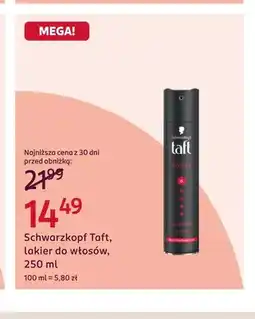 Rossmann Lakier do włosów Schwarzkopf Taft oferta