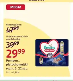 Rossmann Pieluchomajtki rozm. 5 Pampers oferta