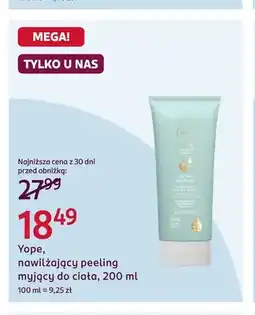 Rossmann Nawilżający peeling myjący do ciała Yope oferta