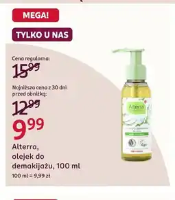 Rossmann Olejek do demakijażu Alterra oferta