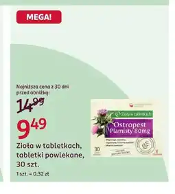 Rossmann Tabletki powlekane Zioła w tabletkach oferta