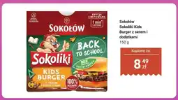 Dino Sokoliki Kids burger z serem i dodatkami Sokołów oferta
