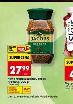 Biedronka Kawa rozpuszczalna Jacobs oferta