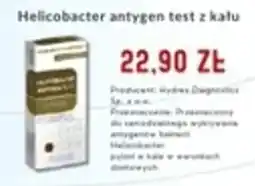 Hale Banacha Helicobacter antygen test z kału oferta