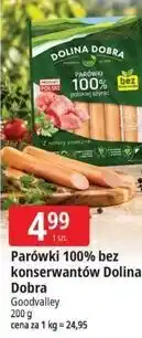 E.Leclerc Parówki 100% bez konserwantów Dolina Dobra oferta