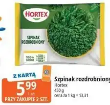 E.Leclerc Szpinak rozdrobniony Hortex oferta