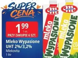 E.Leclerc Mleko Wypasione UHT 2%/3,2% Mlekovita oferta
