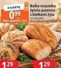 E.Leclerc Bułka muszelka żytnio-pszenna z kiełkami żyta La Lorraine oferta