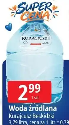 E.Leclerc Woda źródlana Kurajcusz Beskidzki oferta