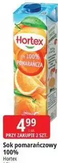 E.Leclerc Sok pomarańczowy 100% Hortex oferta