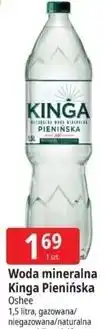 E.Leclerc Woda mineralna Kinga Pienińska oferta