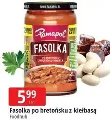 E.Leclerc Fasolka po bretońsku z kiełbasą Pamapol Foodhub oferta