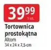 E.Leclerc Tortownica prostokątna Altom 34 x 24 x 7,5 cm oferta