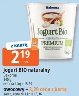E.Leclerc Jogurt BIO naturalny Bakoma oferta