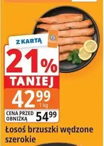 E.Leclerc Łosoś brzuszki wędzone szerokie oferta