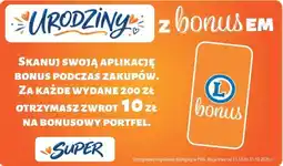 E.Leclerc Zwrot 10 zł na bonusowy portfel za każde wydane 200 zł z aplikacją E.Leclerc Bonus oferta