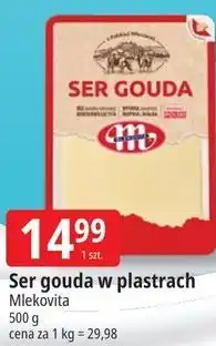 E.Leclerc Ser gouda w plastrach Mlekovita oferta