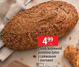E.Leclerc Chleb królewski pszenno-żytni z zakwasem i ziarnami oferta