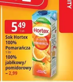 E.Leclerc Sok Hortex 100% Pomarańcza / jabłkowy / pomidorowy oferta