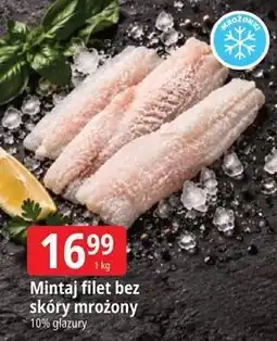 E.Leclerc Mintaj filet bez skóry mrożony oferta