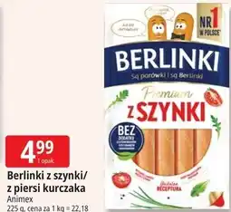 E.Leclerc Berlinki z szynki/ z piersi kurczaka Animex oferta