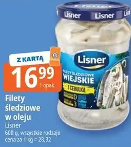 E.Leclerc Filety śledziowe w oleju Lisner oferta