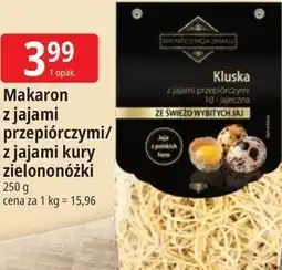 E.Leclerc Makaron z jajami przepiórczymi / z jajami kury zielononóżki Kwintesencja Smaku oferta