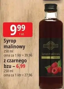 E.Leclerc Syrop malinowy / z czarnego bzu Kwintesencja Smaku oferta