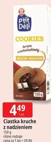 E.Leclerc Ciastka kruche z nadzieniem P'tit Déli oferta
