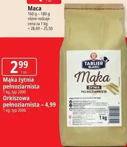 E.Leclerc Mąka żytnia pełnoziarnista Tablier Blanc oferta