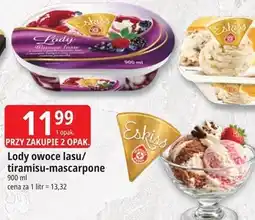 E.Leclerc Lody owoce lasu/tiramisu-mascarpone Eskiss oferta