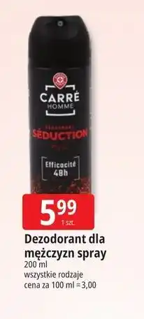 E.Leclerc Dezodorant dla mężczyzn spray Carré Homme oferta