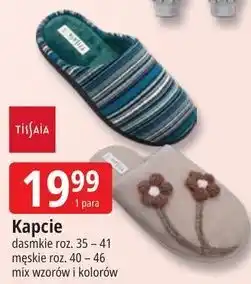 E.Leclerc Kapcie damskie lub męskie Tissaia oferta