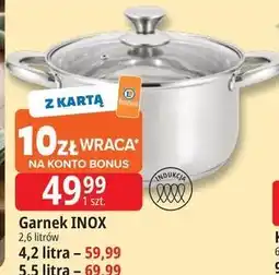 E.Leclerc Garnek INOX 2,6 litrów oferta