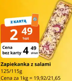 E.Leclerc Zapiekanka z salami oferta