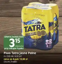 Marketvita Piwo Tatra Jasne Pełne oferta