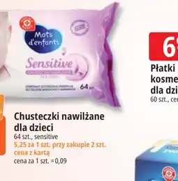 E.Leclerc Chusteczki nawilżane dla dzieci oferta