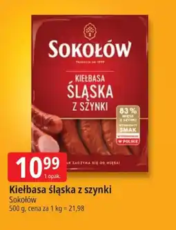 E.Leclerc Kiełbasa Śląska z szynki Sokołów oferta