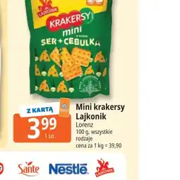 E.Leclerc Mini krakersy Lajkonik oferta
