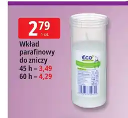 E.Leclerc Wkład parafinowy do zniczy oferta
