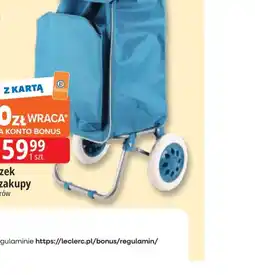 E.Leclerc Tęczowy wózek zakupów oferta